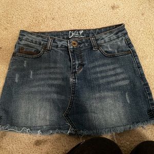 denim skirt